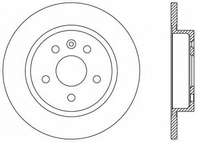 OPEN PARTS bdr253710 -  Тормозной диск